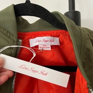 Kristina Bomber Jacket - Lisa Says Gah